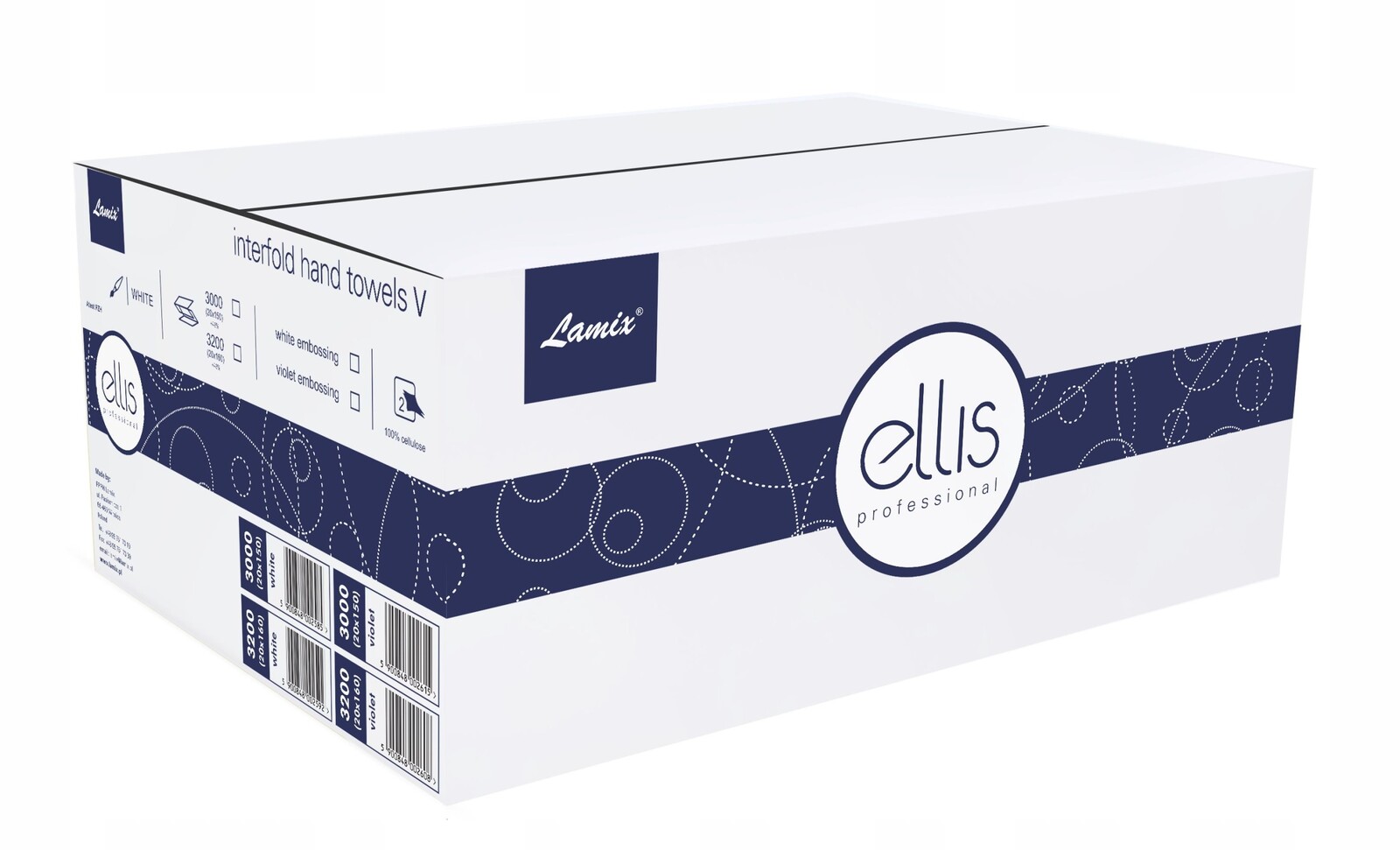 Papírový Kuchyňský Ručník Kuchyňské ručníky Ellis Professional Biel