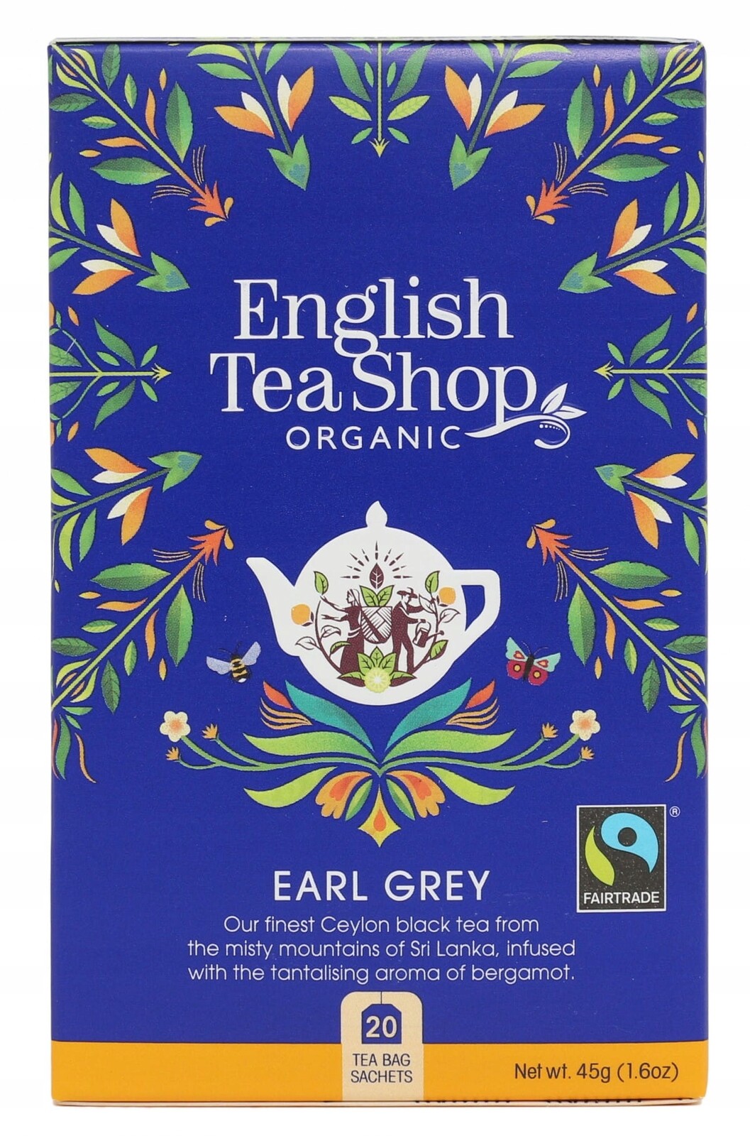 English Tea Shop Čaj Earl Grey (20x2,25) Bio 45 g