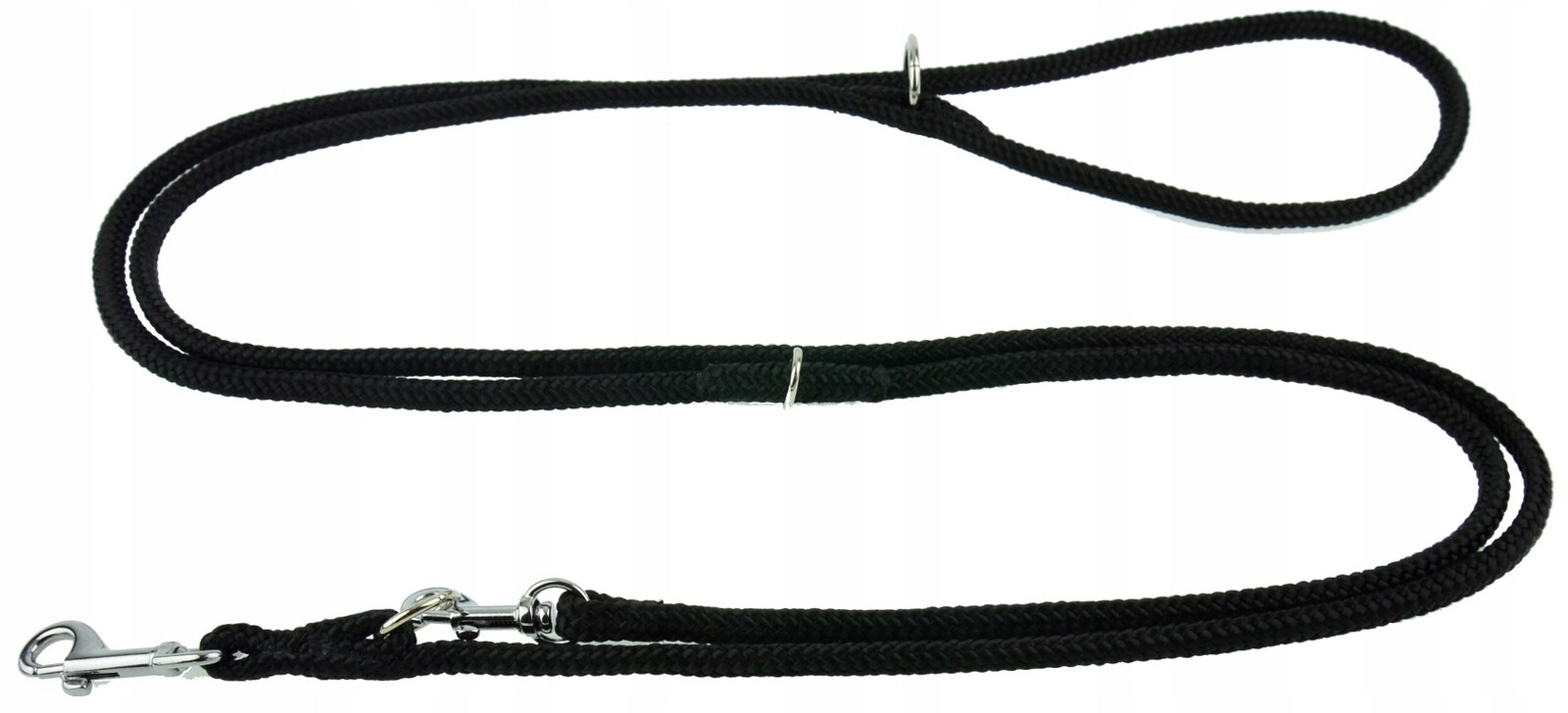 Champion Vodítko pro psa Šňůra Nastavitelná 5 m/0,6 cm Černá
