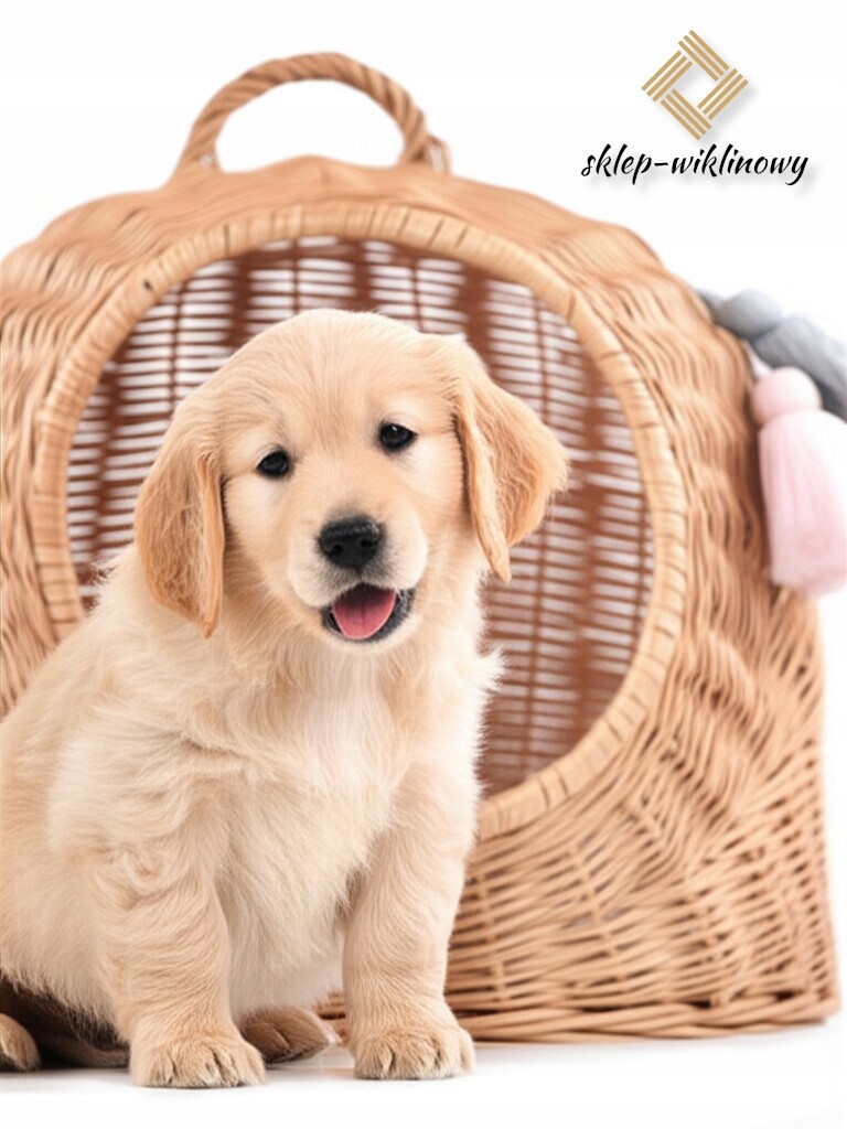 Proutěná budka Domeček Pelíšek pro psa kočku Koš pro psa nebo kočku 40 cm