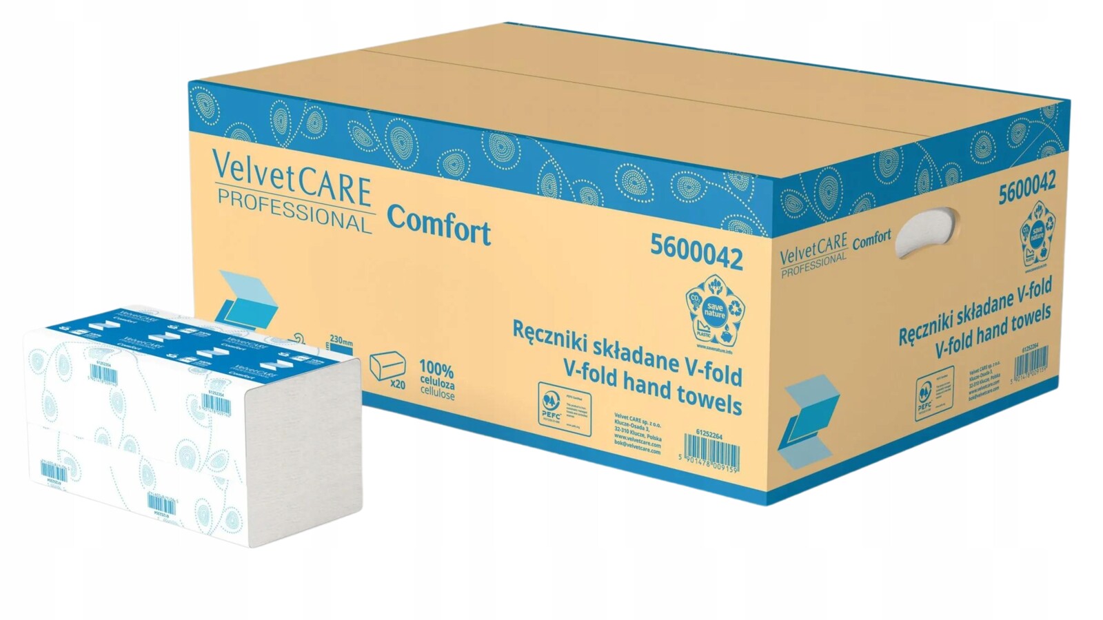 Velvet ručník Zz Comfort 3000ks bílý 2v23x23