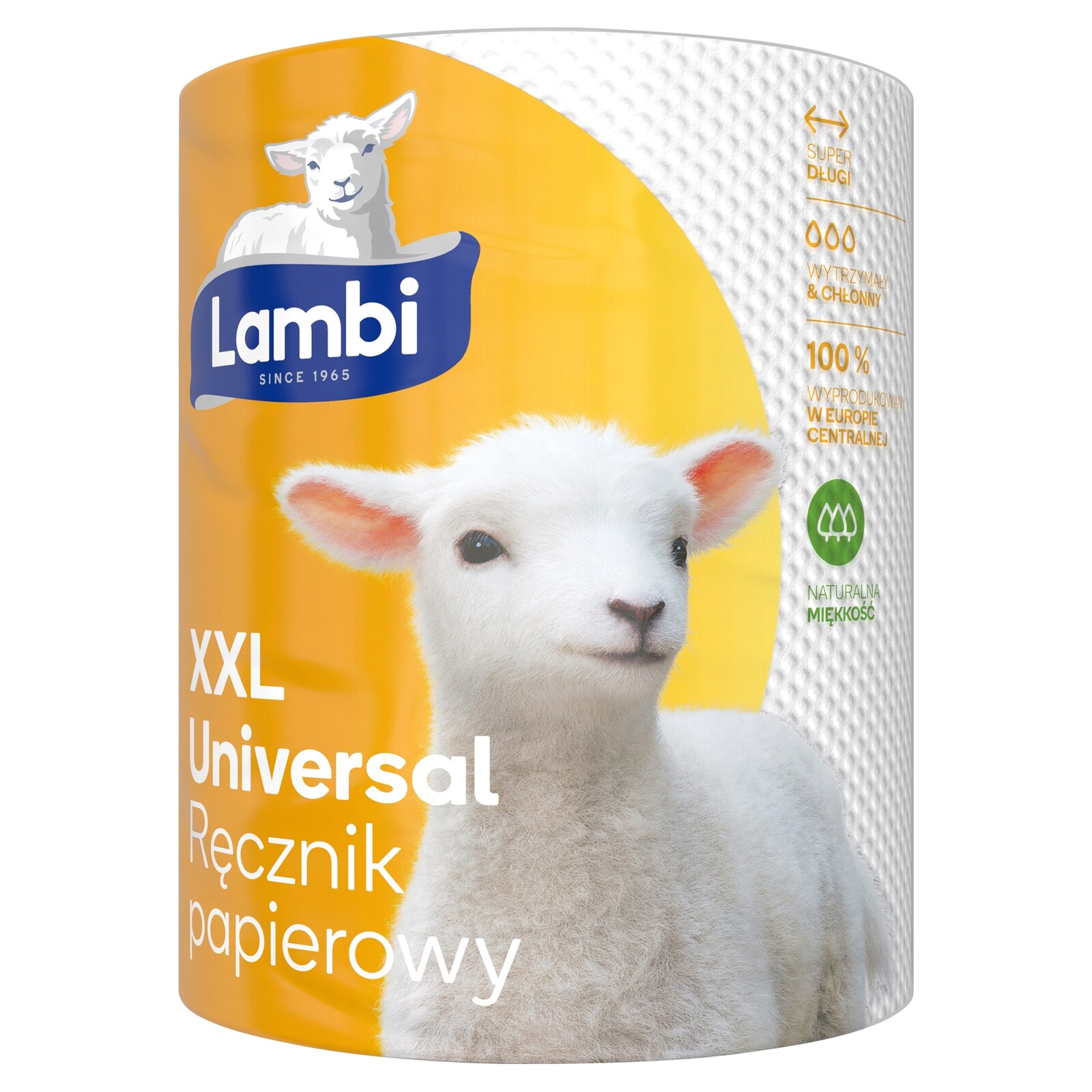 3x Lambi Papírový ručník 2-vrstvý Universal XXL