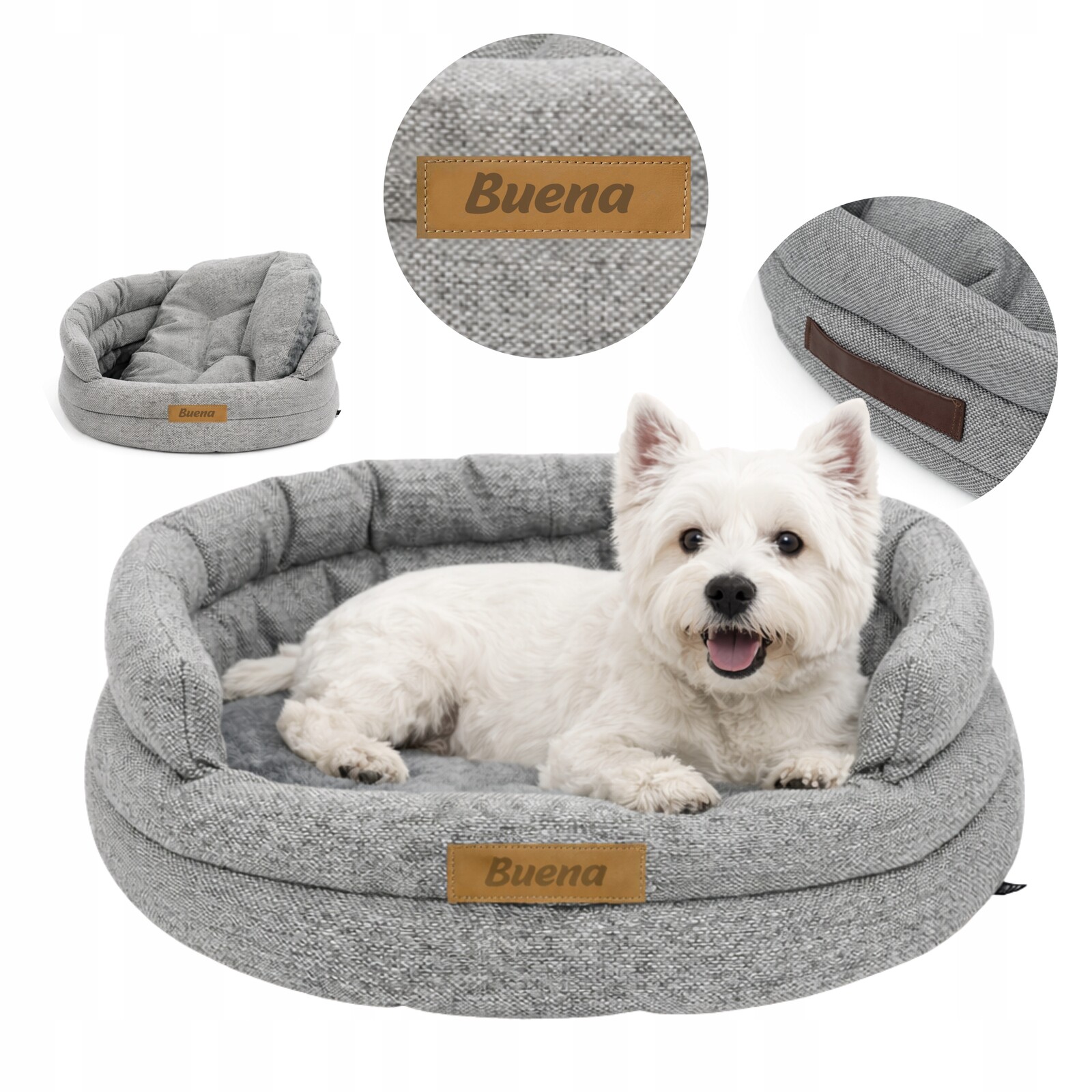 pro psa kočku Pelíšek polštář potah Polštář kotec matrace 60 cm Dogeste