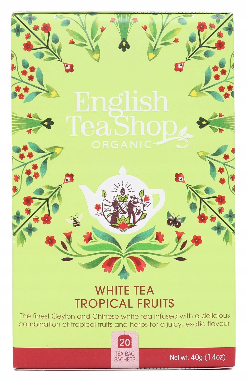 English Tea Shop Čaj bílý Tropical Fruits (20x2) Bio 40 g