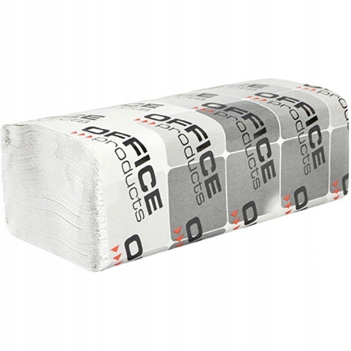 Ručníky Zz Office 1W Makulatura Bílé 20 balíčků po 200 listech