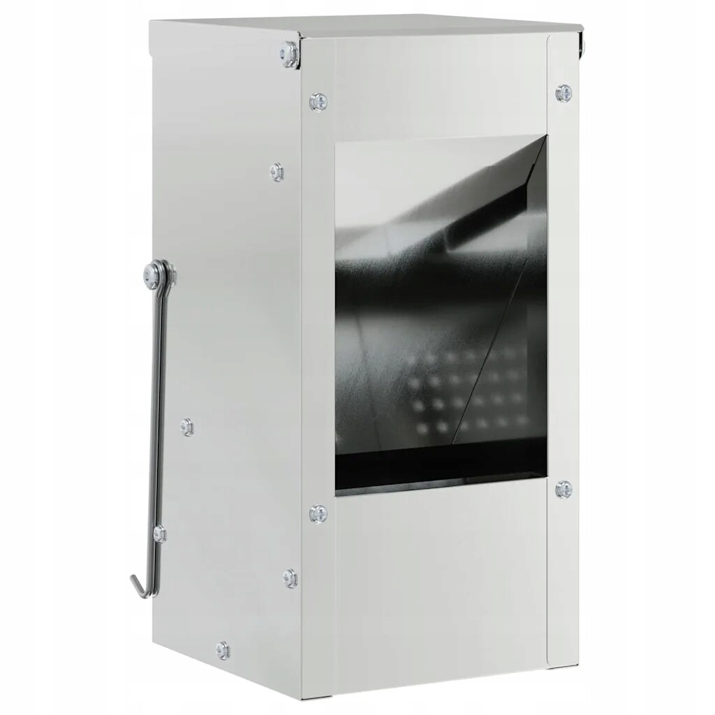 Krmítko pro králíky Stříbrná 12,5 x 12,5 x 25 cm