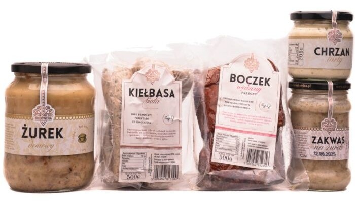 Velikonoční domácí sada žurek slanina klobása bílá křen kvásek žurek