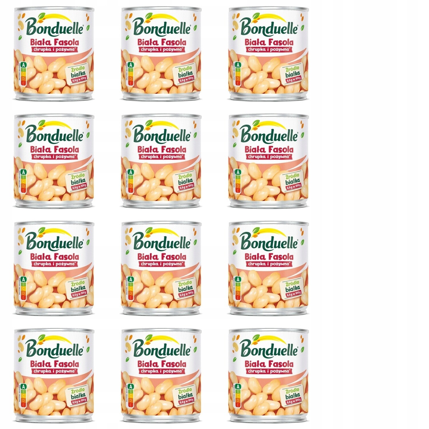 12 x 175 g Bonduelle bílé fazole, křupavé a výživné, Svařovací