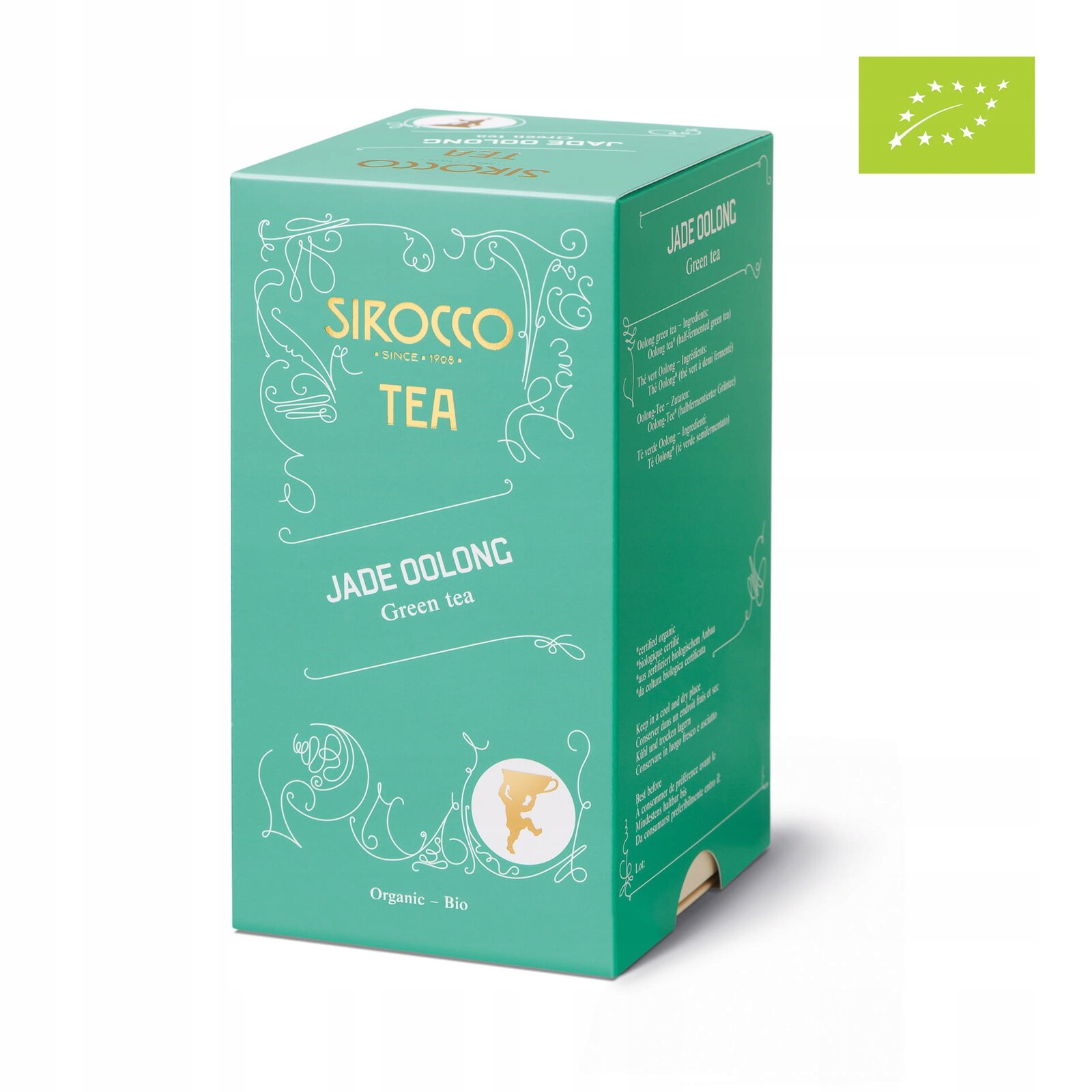 Sirocco Jade Oolong – zelený čaj, bio, lehce fermentovaný