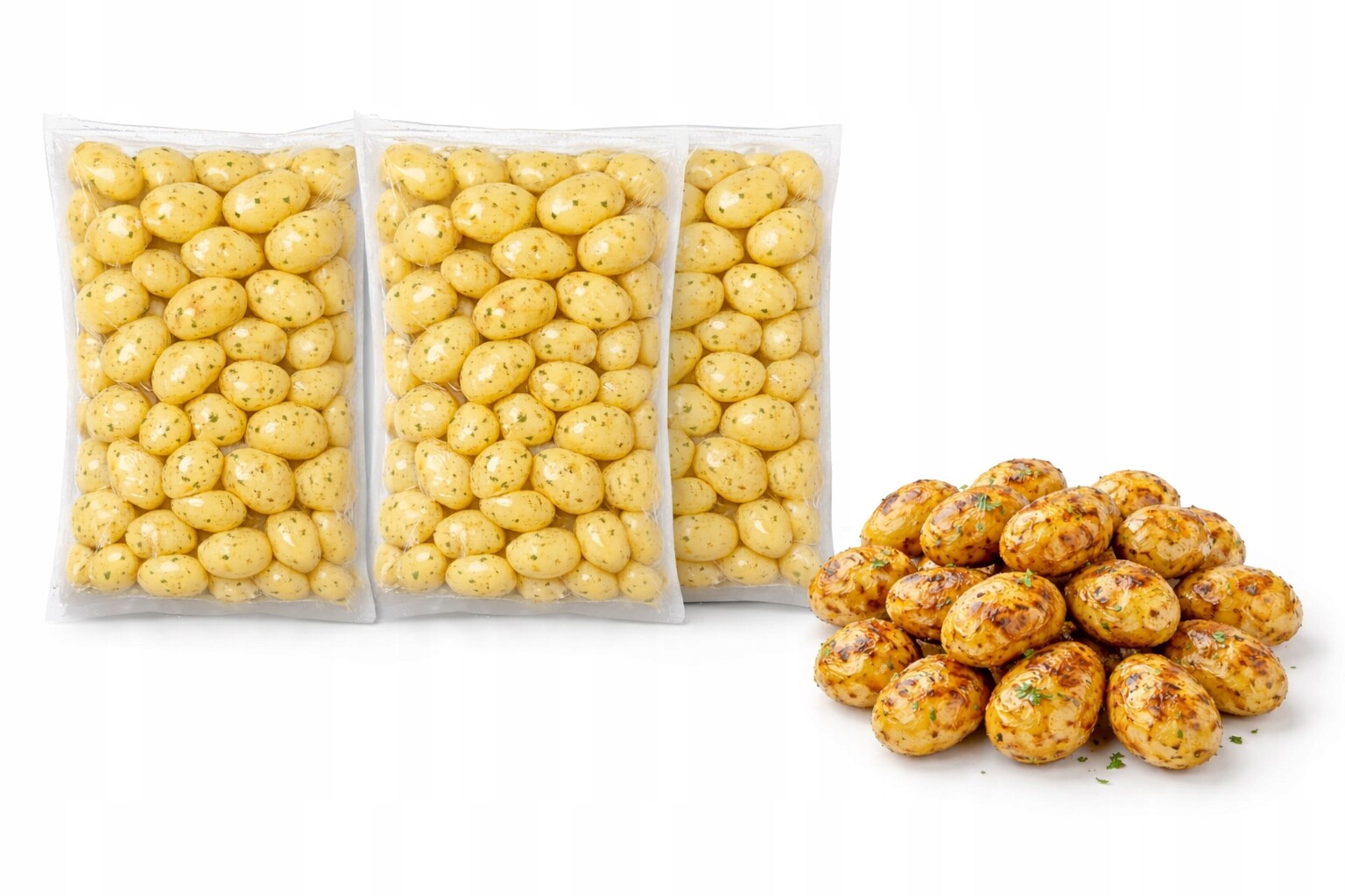 Brambory vařené celé malé v uniformách 2 kg Schronisko Bukowina gala