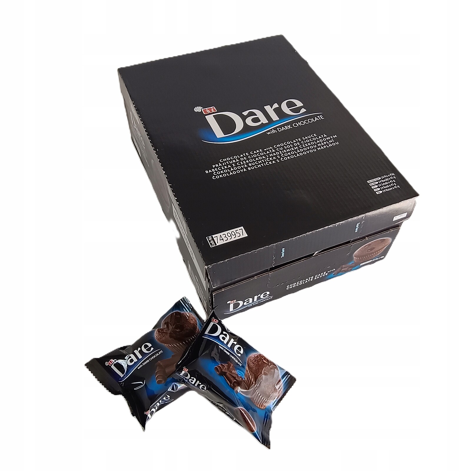 ETi Dare Bábovka s čokoládou a čokoládovou náplní 24 x 45 g