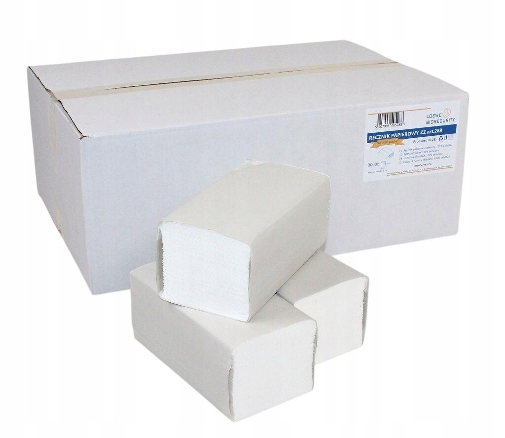 Papírové Ručníky Celulóza Skládací 21x21 Zz Bílé 20 Kostek