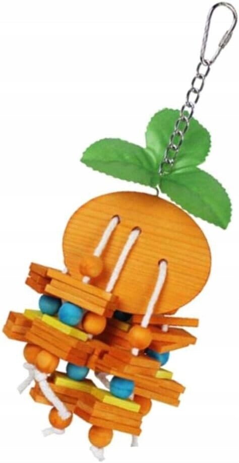 Oranžová rozkoš – hračka pro všechny papoušky