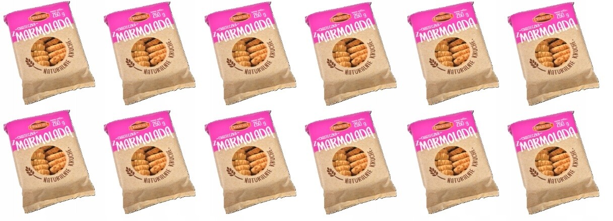 12 x 260 g Oskroba Křehké sušenky s marmeládou Karton