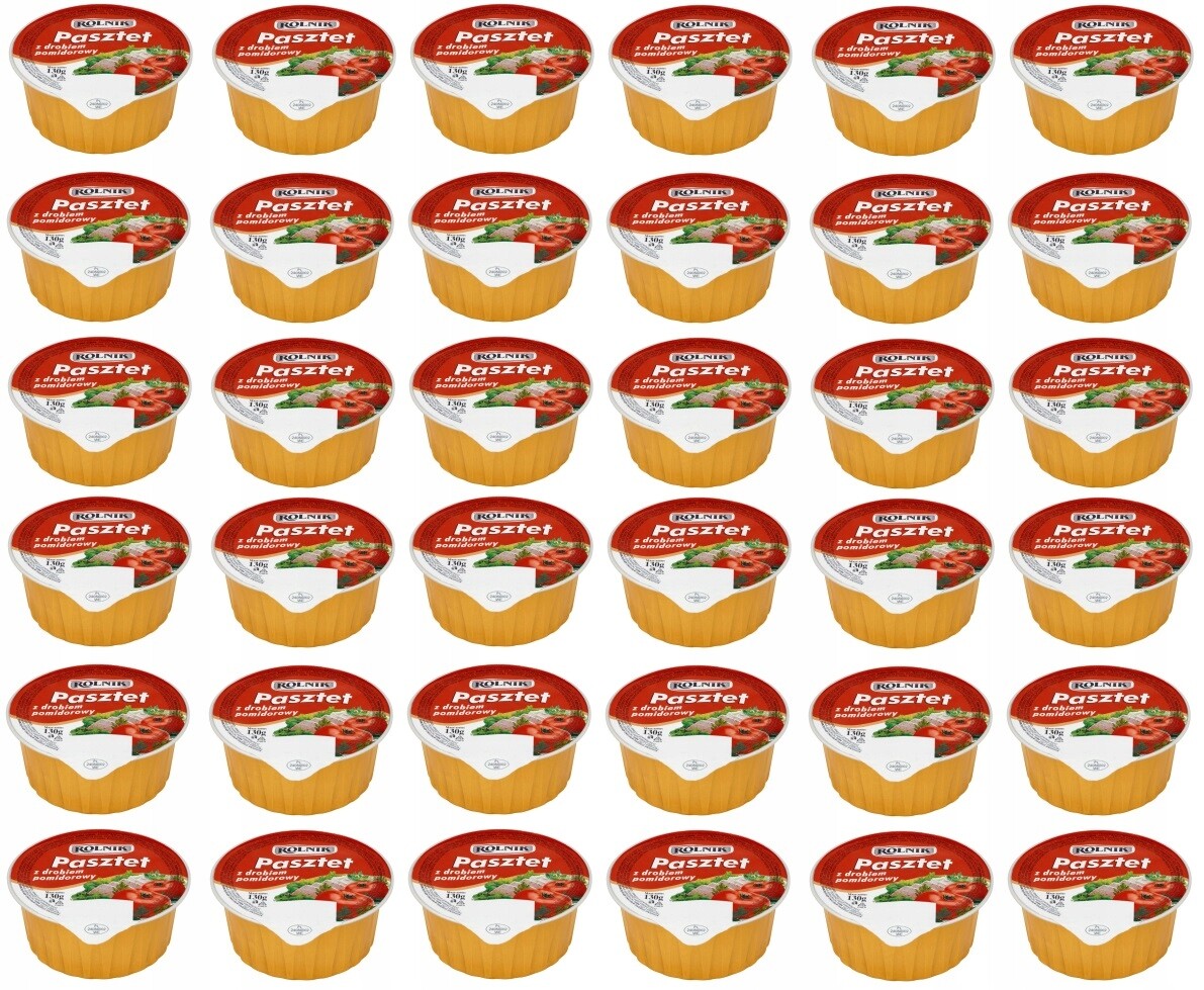36 x 130 g Rolnik Paštika s drůbežím rajčatovým Kartonem