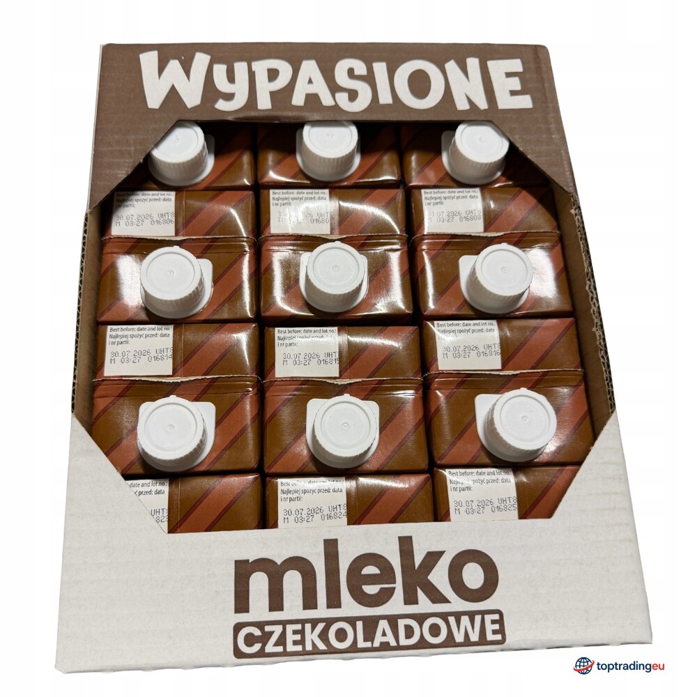 Mlekovita Vypasované čokoládové mléko karton 12x1L Karton Uht