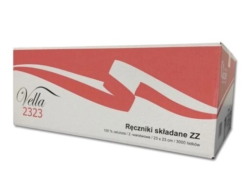 Skládací papírový ručník Zz celulóza 20 kostek