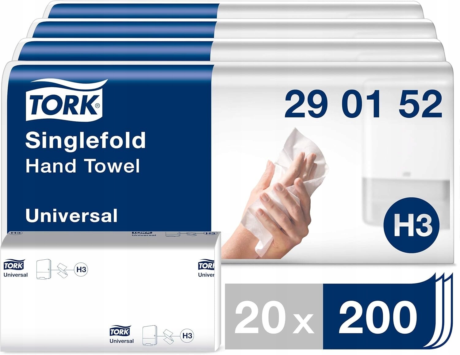 Papírové ručníky Tork 290152 Zigzack 20x200 ks H3