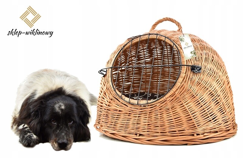 Přepravka Proutěná bouda pro kočky nebo psa 60 cm