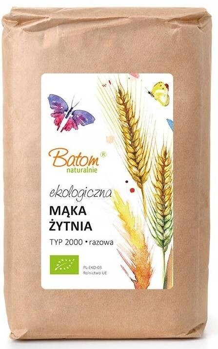Batom Žitná mouka jednorázová Typ 2000 Ekologická Bio 1 kg Batom