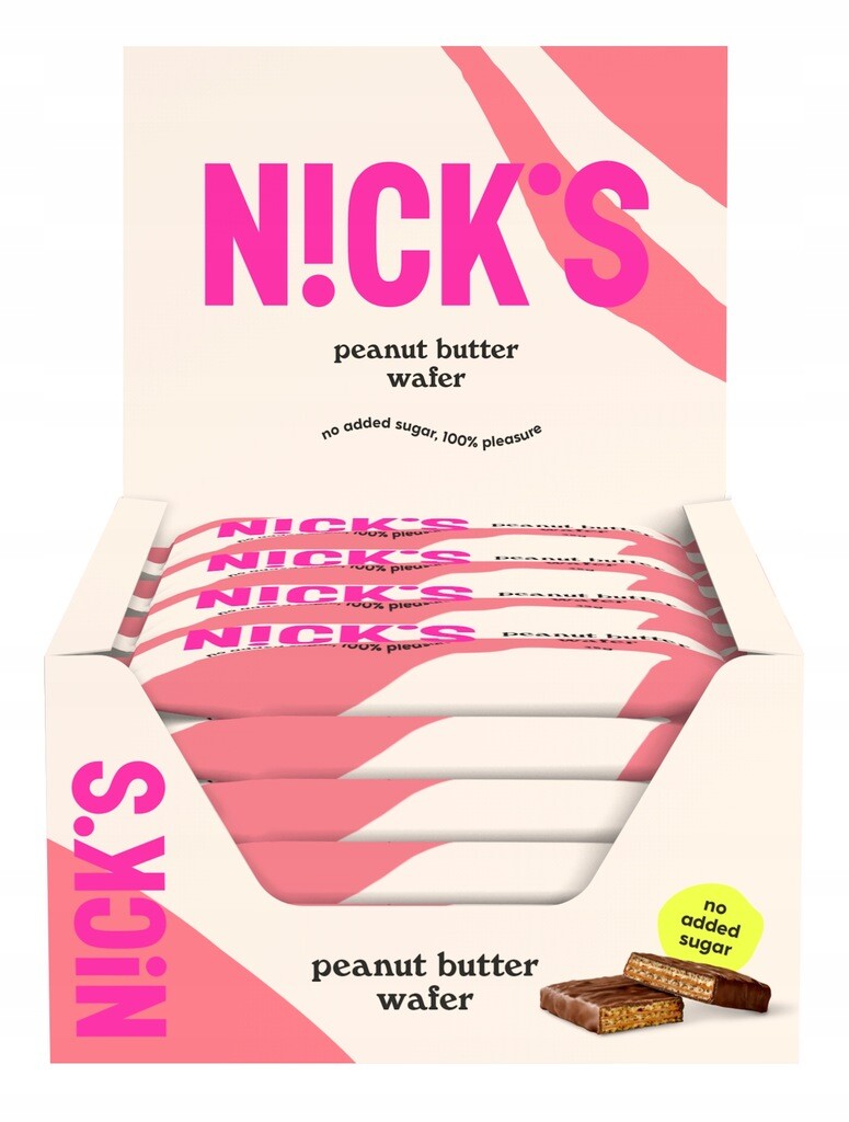 Oplatek Nicks Peanut Butter Wafer 35 g x 24 kusů