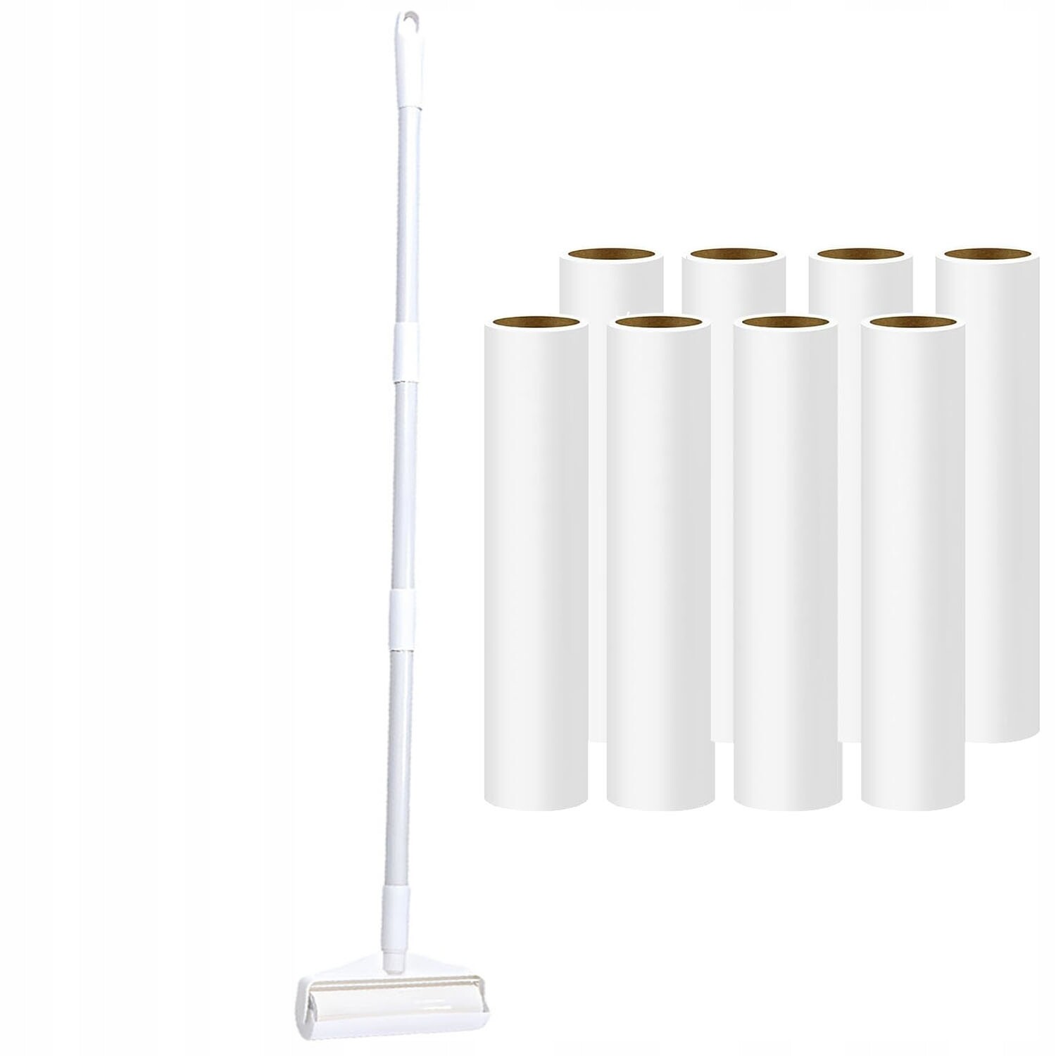 Váleček na odstraňování zvířecích chlupů s 8 vložkami 124 cm Vysoká kvalita