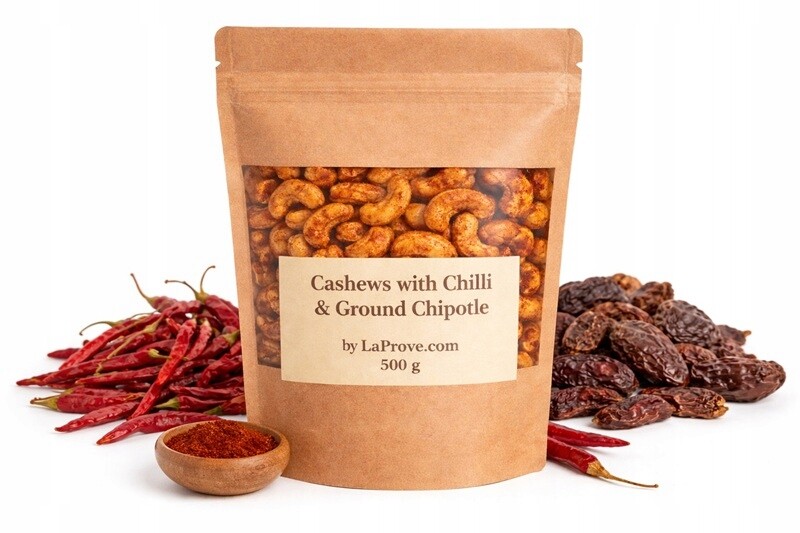 Kešu s pálivým chilli a chipotle – 500 g