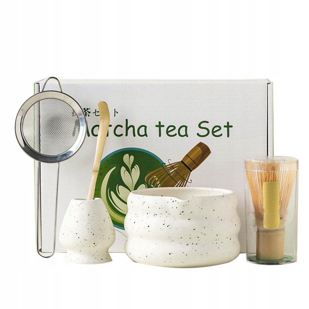 Sada Pro Přípravu Tradiční Japonské Matchy V Krásném Pouzdře 5 Kusů.