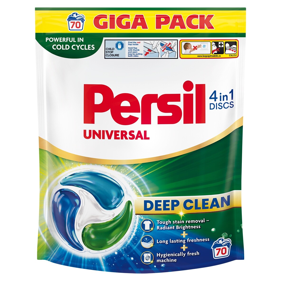 Persil Discs 4v1 Universal prací kapsle 70 praní