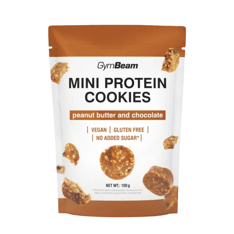 GYMBEAM Mini Protein Cookies - peanut butter and chocolate 100 g