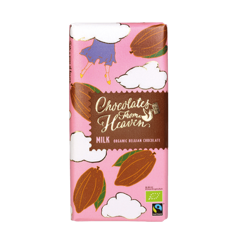 CHOCOLATES FROM HEAVEN BIO mléčná čokoláda 37% 100 g