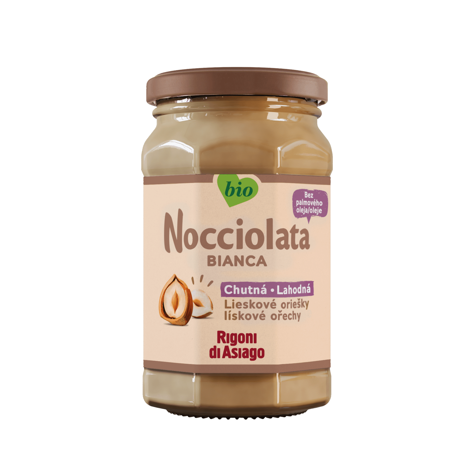 RIGONI DI ASIAGO Nocciolata BIO Bianca lískooříšková pomazánka bílá 250 g