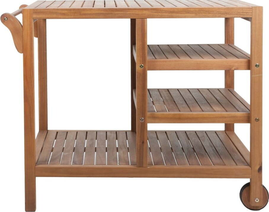 Zahradní servírovací stolek z masivu akácie 54,5x89 cm Akron – Garden Pleasure