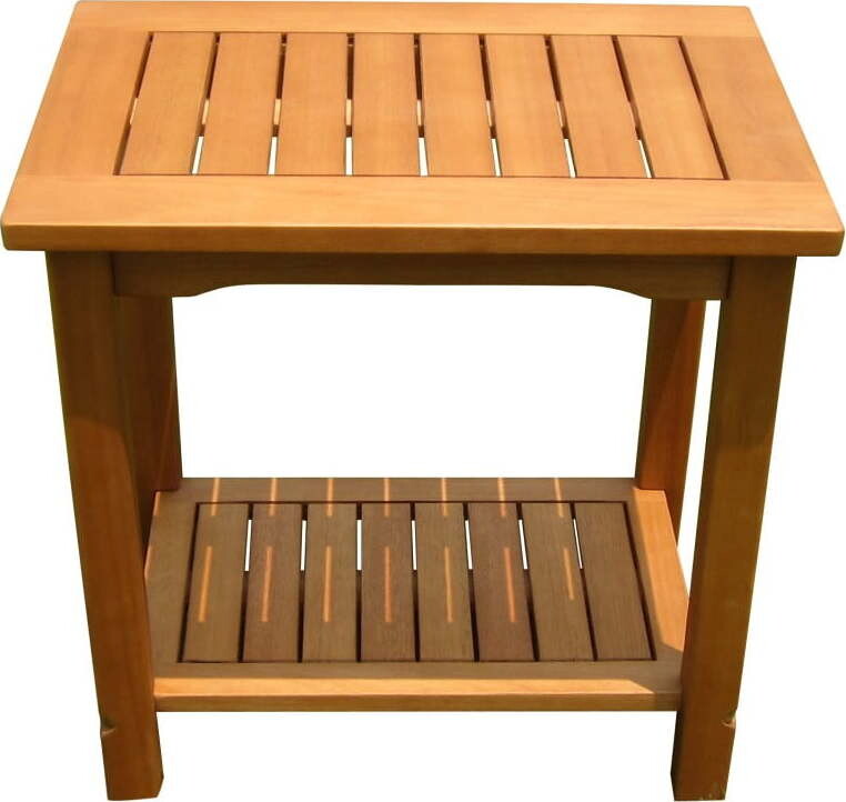 Zahradní stolek z eukalyptového dřeva 35x50 cm Santa Cruz – Garden Pleasure