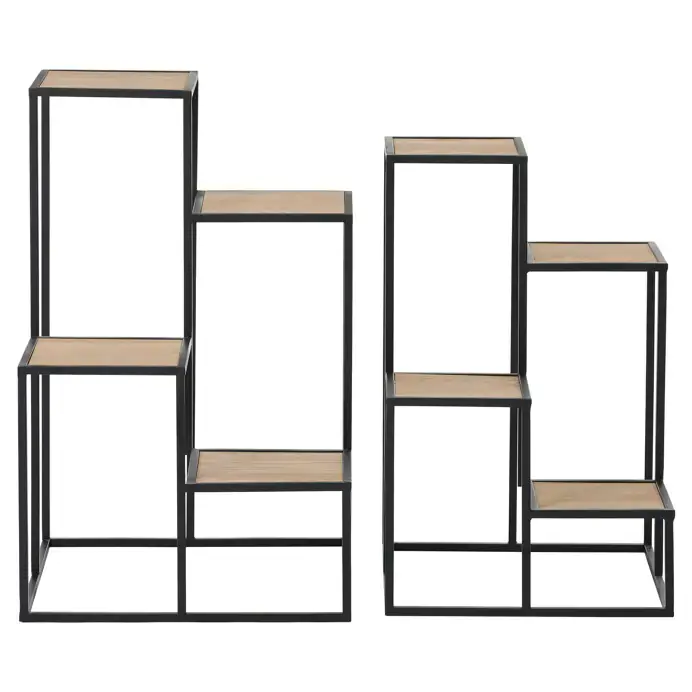 Autronic Sada stojanů FA23-021 jasan/černá