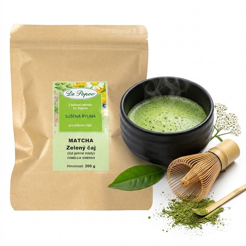 Matcha Zelený čaj, 200 g Dr. Popov