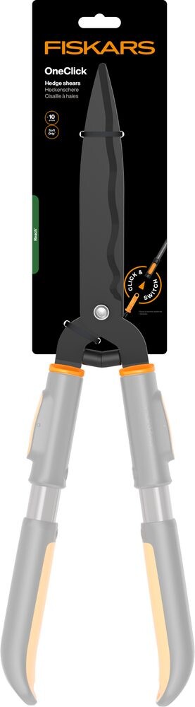 Nůžky na živý plot s vlnitým ostřím Fiskars OneClick 1082706