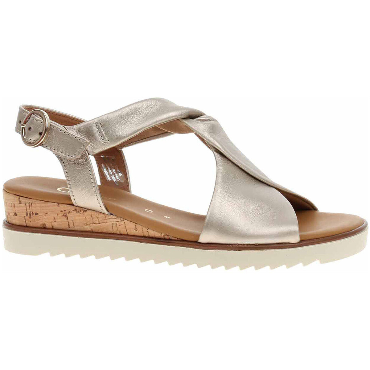 Gabor  Dámské sandály  82.751.82 puder  Zlatá