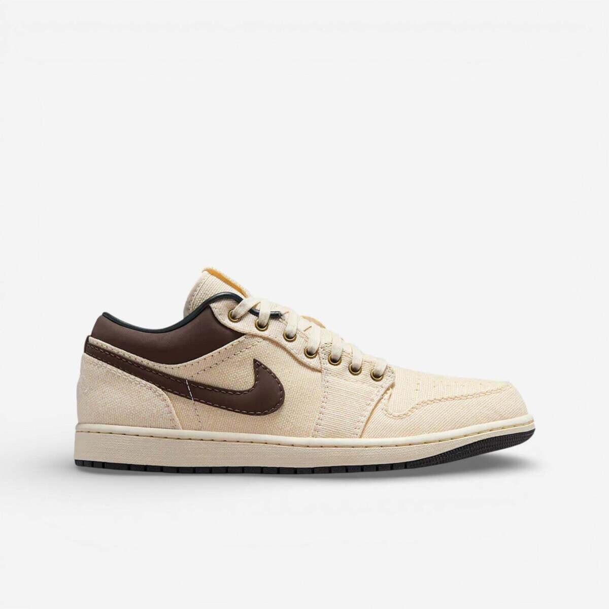 Nike  Jordan 1 Low Premium Pale Ivory Off Noir Baroque Brown  Hnědá