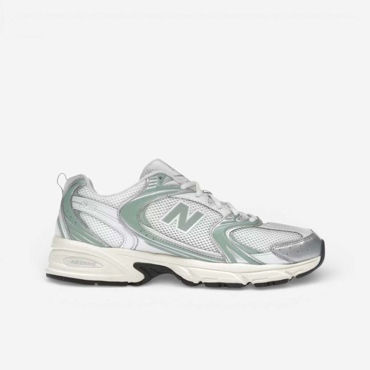 New Balance  530 Silver Metallic Mosaic Green  Zelená