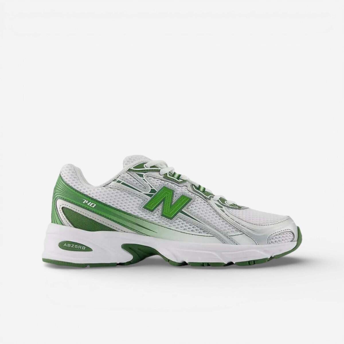New Balance  740 V2 White Alpine Green  Bílá