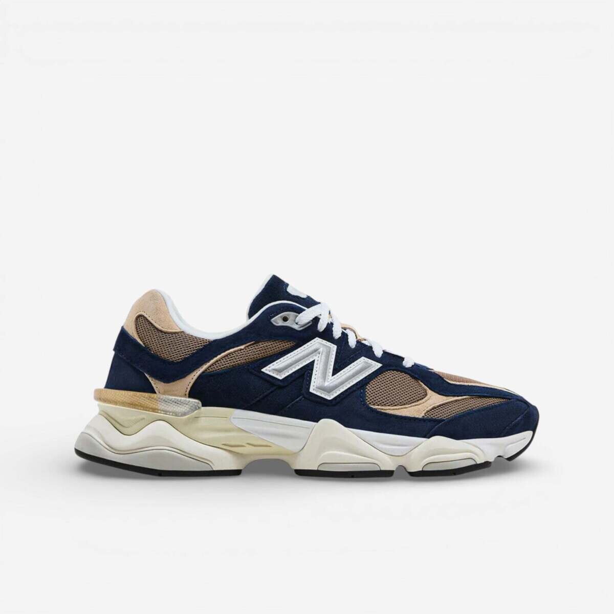 New Balance  9060 Navy Mushroom (GS)  Modrá