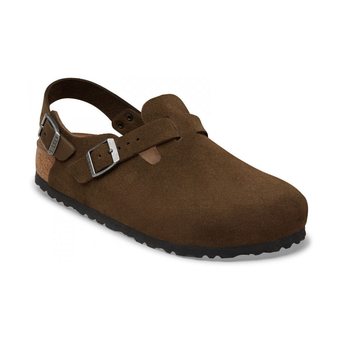 BIRKENSTOCK  Tokio suede leather  Hnědá