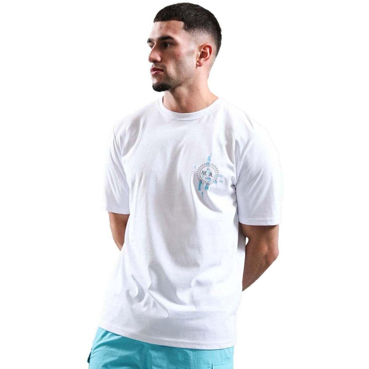 Marshall Artist  Glitch Theory T-Shirt White  Bílá