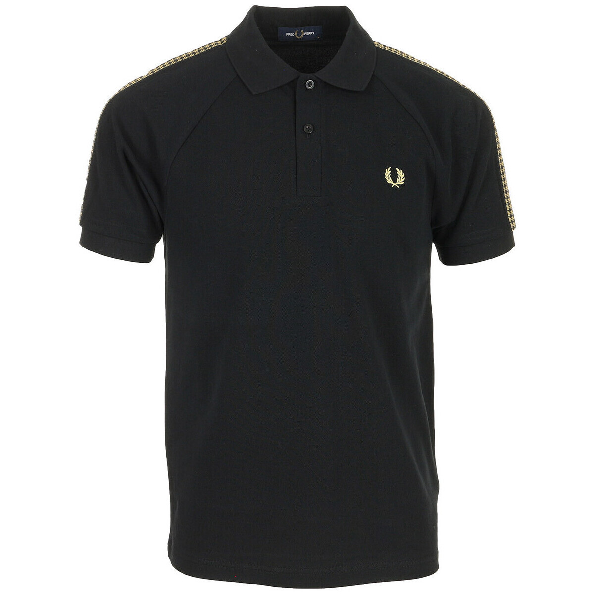 Fred Perry  Cross Tape Polo Shirt  Černá