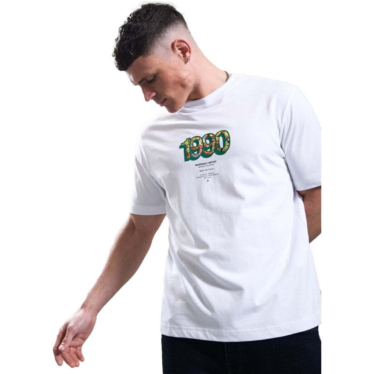 Marshall Artist  Bobs Yer Uncle T-Shirt White  Bílá