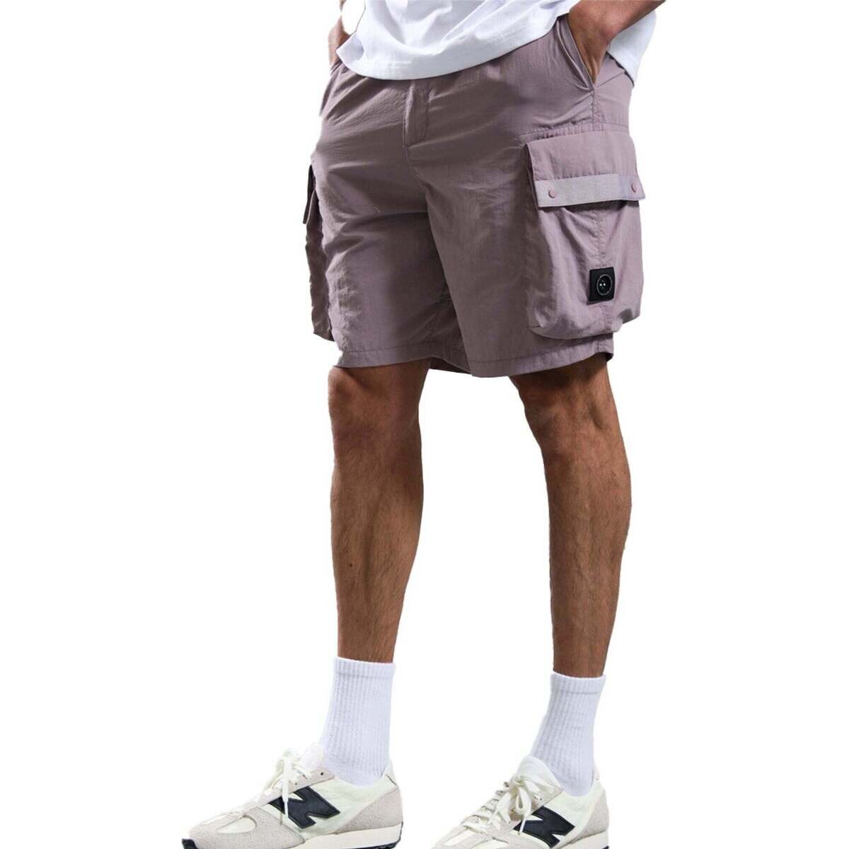 Marshall Artist  Woodvale Cargo Shorts Rose  Fialová