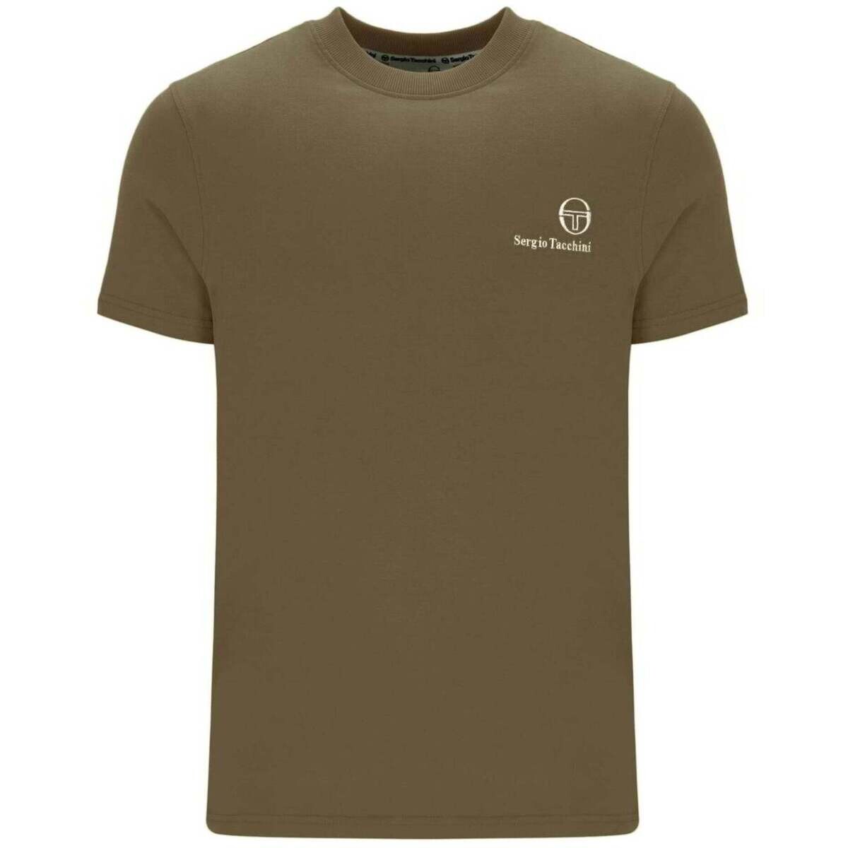 Sergio Tacchini  Felton T-Shirt Dark Olive  Zelená