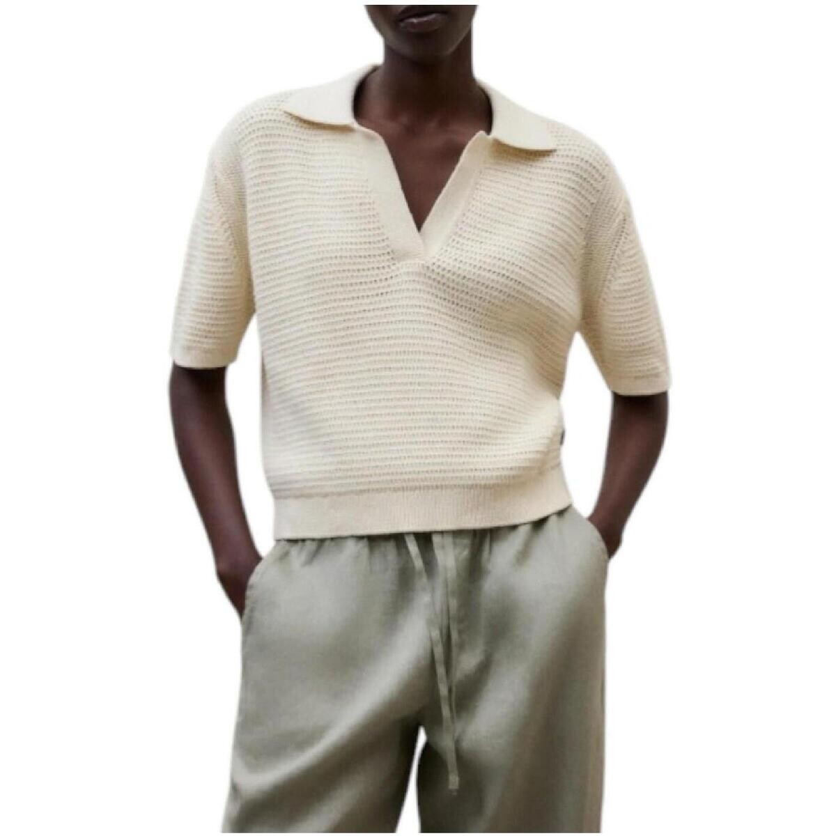 Ecoalf  MCWGAKNANNA00649S26  Bílá