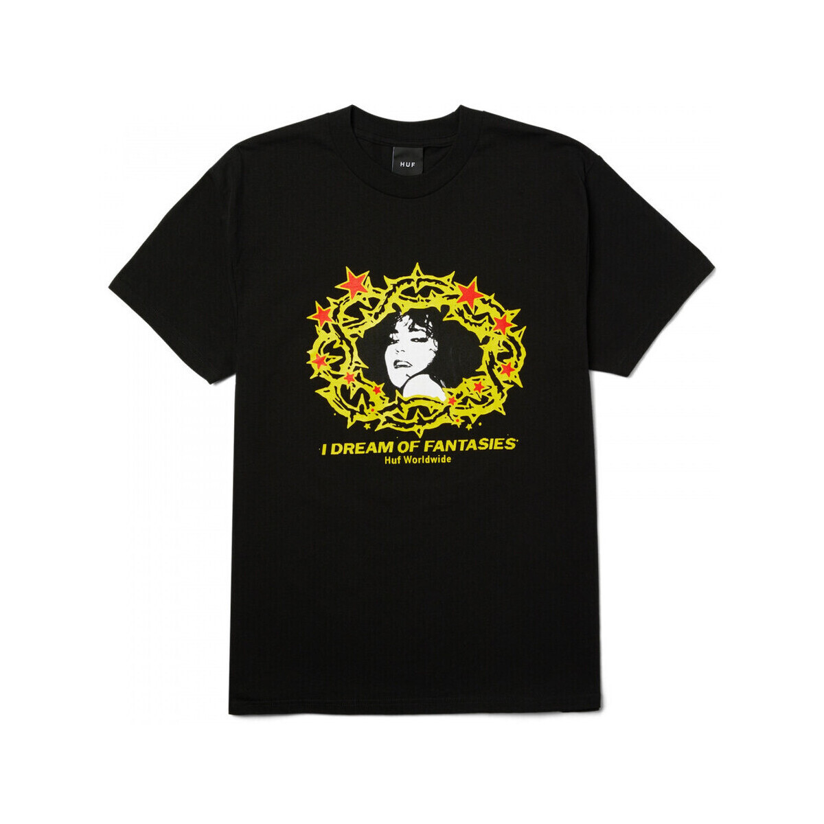 Huf  T-shirt fantasies ss  Černá